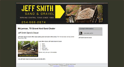 Desktop Screenshot of jeffsmithsandgravel.com