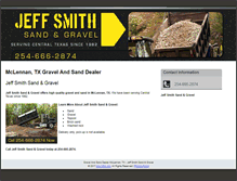 Tablet Screenshot of jeffsmithsandgravel.com